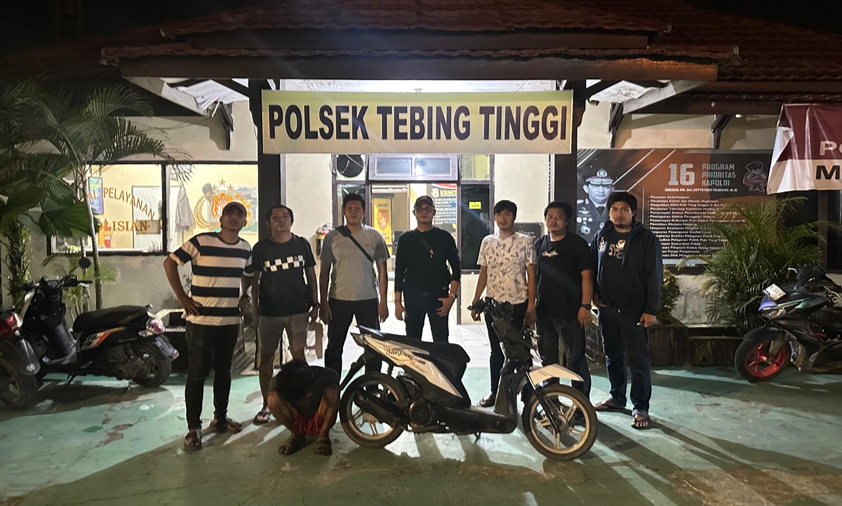 Tiga Pelaku Curanmor Ditangkap Satreskrim Polres Tanjab Barat